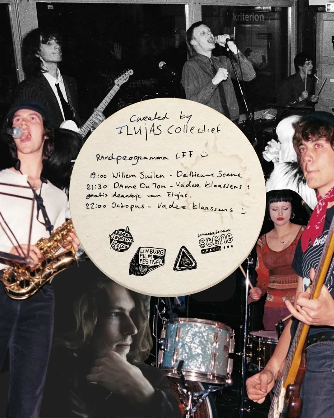 FLUJAS curated night at Cafe Vader Klaassens